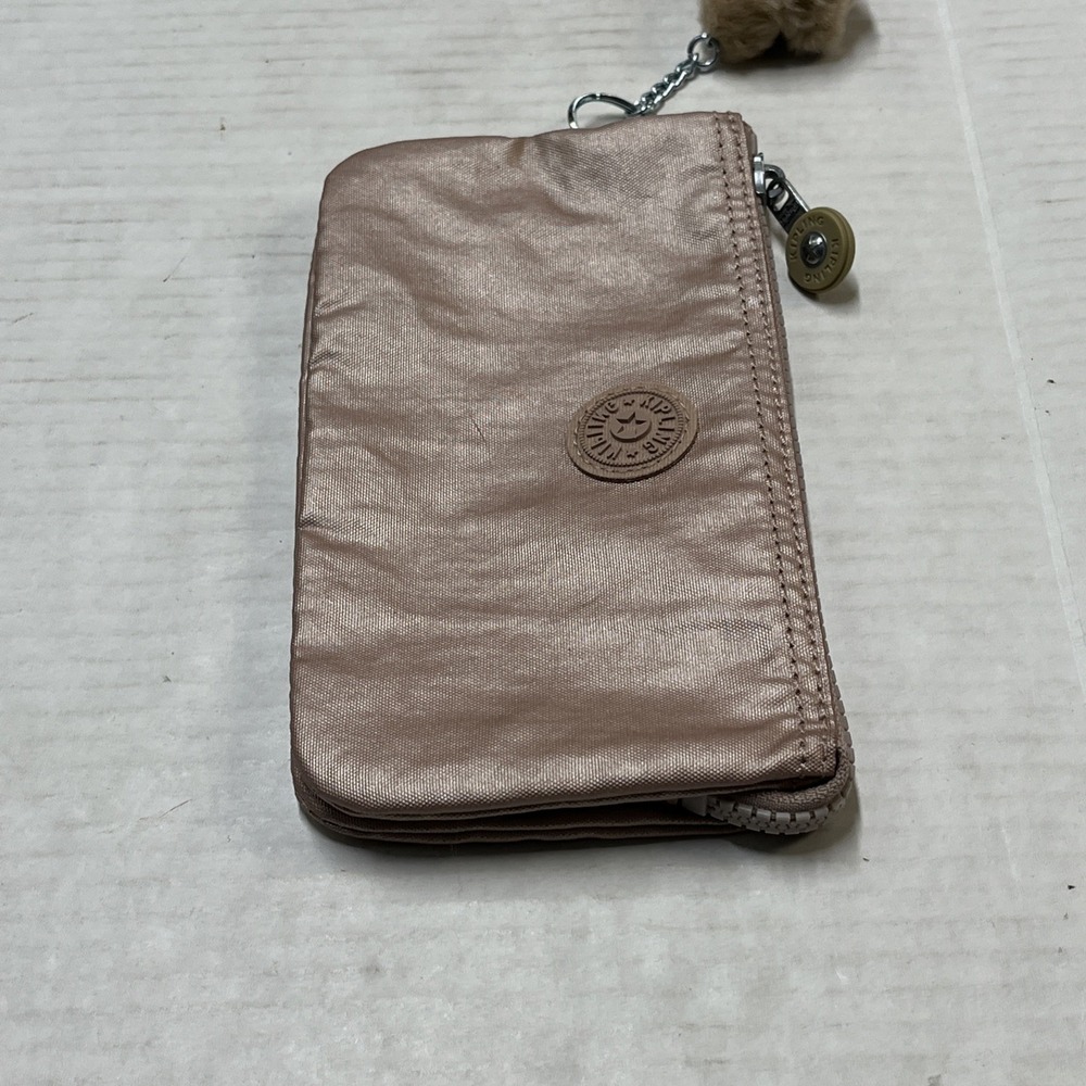 Kipling Creativity Pouch Rose Gold Monkey Keychai… - image 7